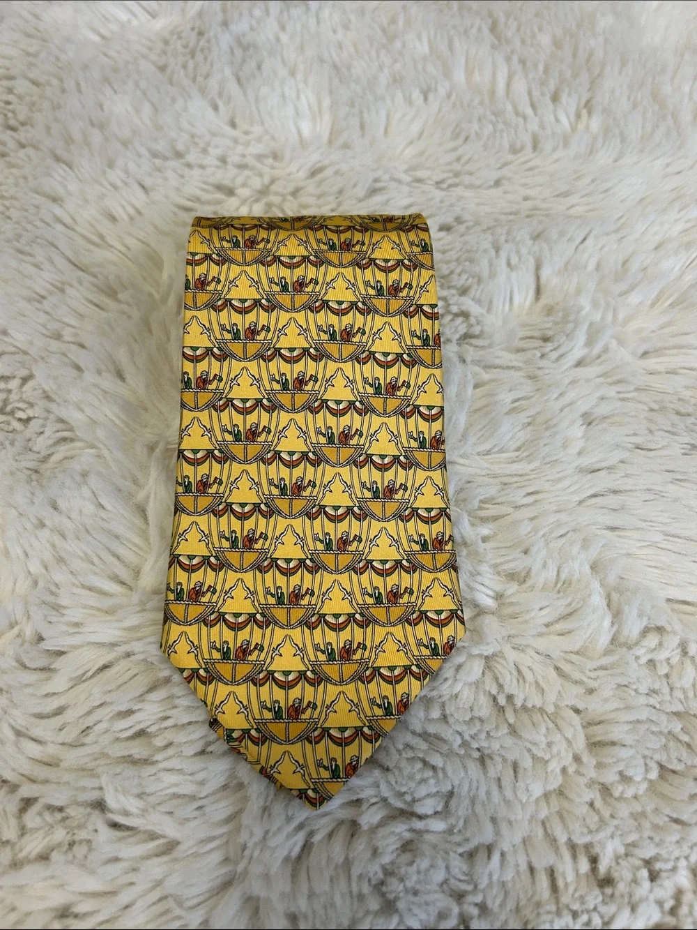Salvatore Ferragamo Silk Hot Air Balloon Tie